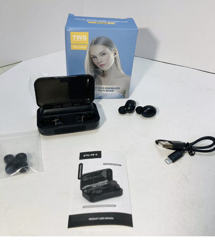 Buy Tws True Wireless Stereo Earbuds With Power Bank Bth F9 5