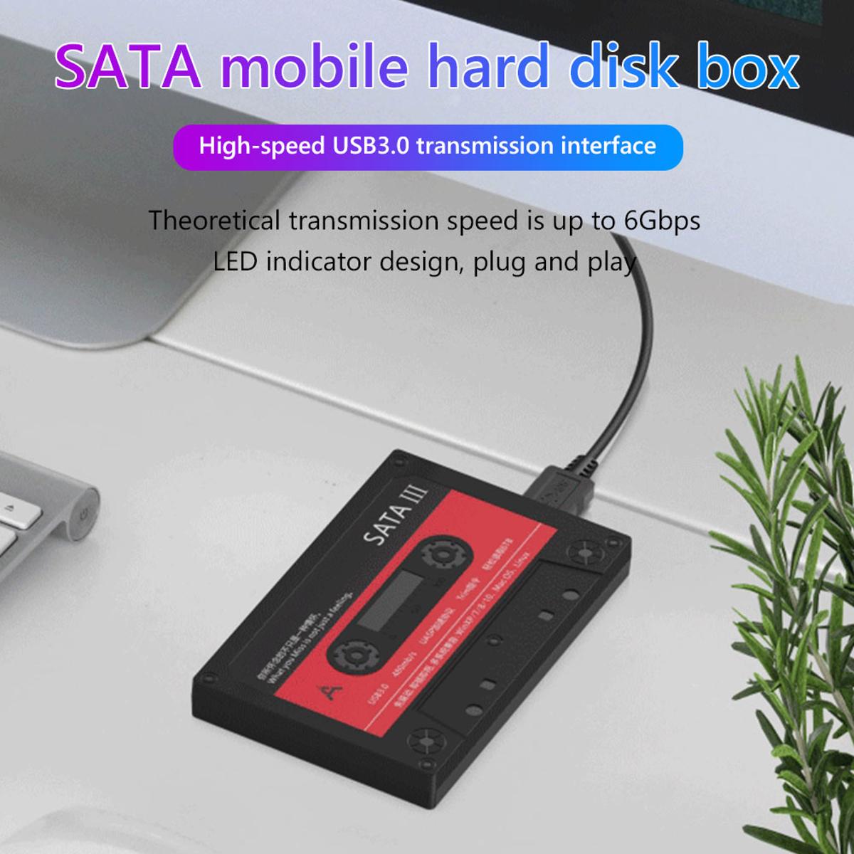 【China 】 HDD Enclosure SSD External Hard 2.5 USB 3.0 SATA to USB Disk 6Gbps Solid Disk Hard Notebook PC
