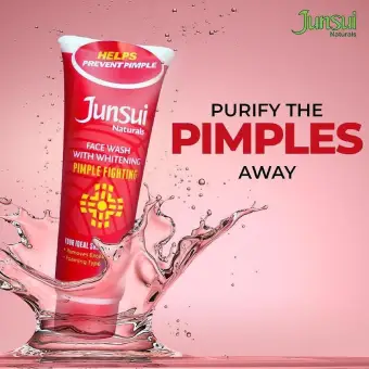 junsui face wash red