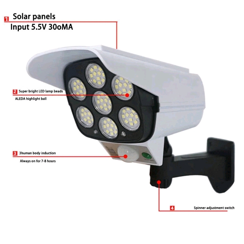 solar lights camera