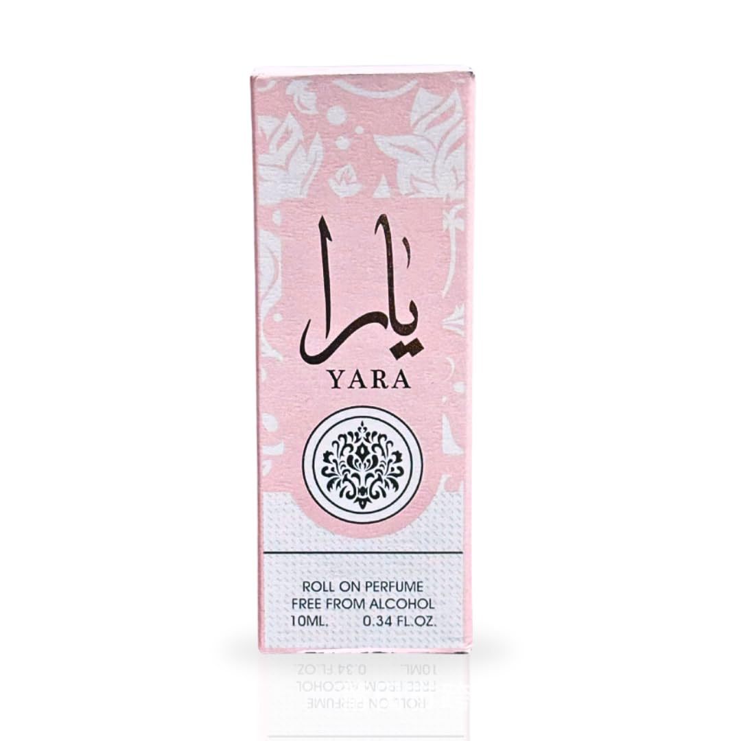 Easy to carry 10ml Middle Eastern Arabic perfume lattafa YARA long lasting fragrance ball shaped perfume. 
