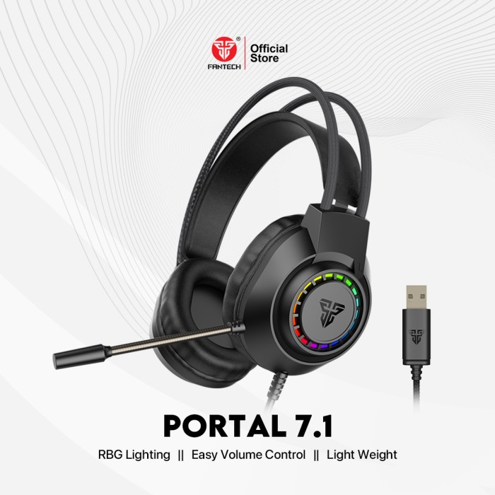 Fantech PORTAL 7.1 HG28 USB Headset Gaming RGB. 