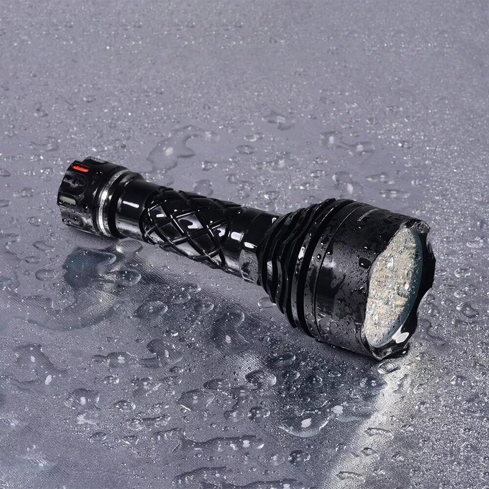 Lumintop Thor3 2500m Long Shoot LEP Flashlight Long Range Strong Spotlight Flashlight Super Bright Waterproof Portable LED Searchlight By 18650 21700 Battery. 