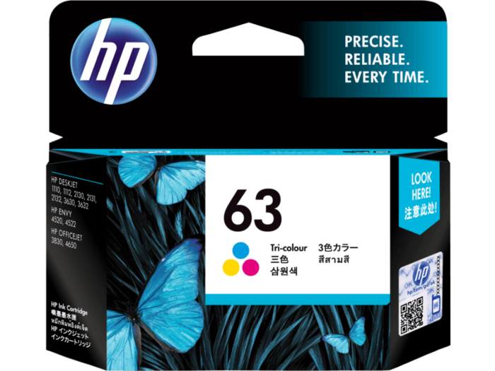 hp printer with 63 ink