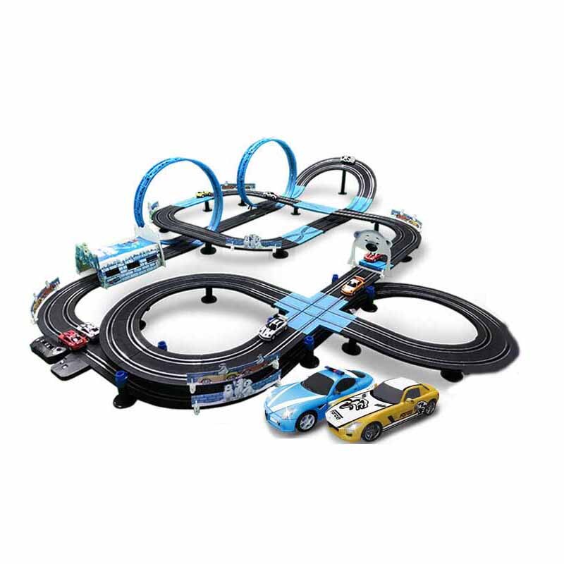 RC Car Toys Track Racing Toy Electric Railway Track Toy Set Racing Track Double Slot Car Spare parts Christmas Gifts For Child. 