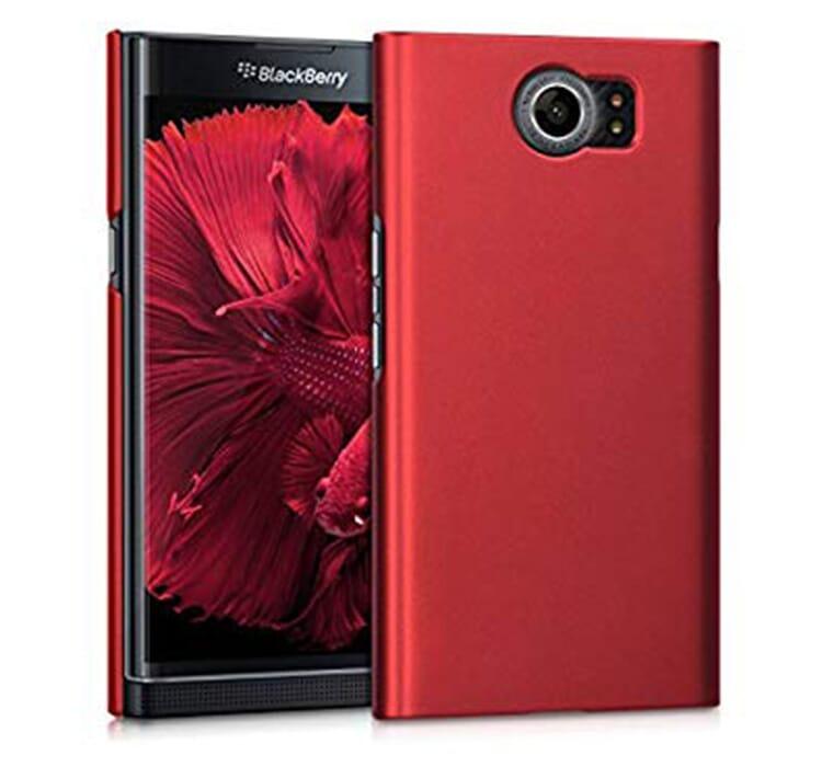 SMM 360'  Hybrid  Back Cover Case For blackberry priv - Red