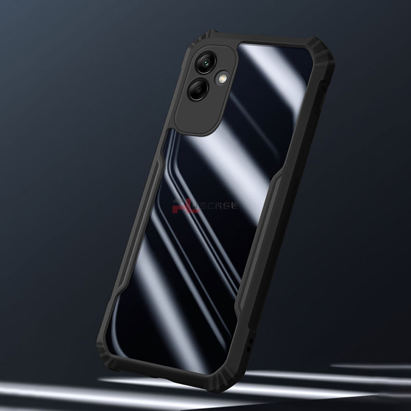 PlusCase for Samsung Galaxy A04 Case Air Cushion Hard Clear Shockproof Back Cover. 