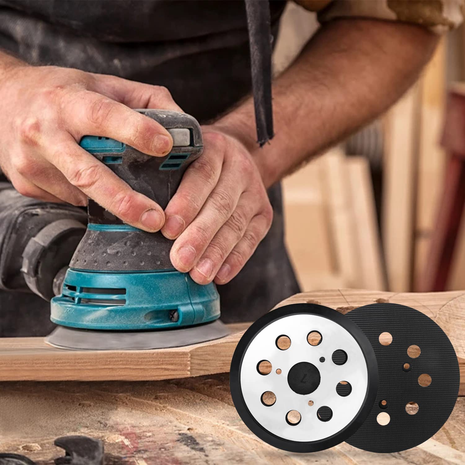 Orbital Sanders Hook And Loop Replacement Backing Pad For