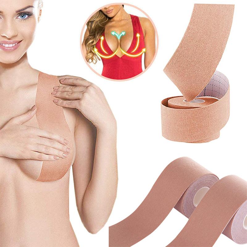 5M Boob Tape Women Breast Nipple Covers Push Up Bra Body Invisible Breast  Lift Tape Adhesive Bras Intimates 1 Roll DEC889
