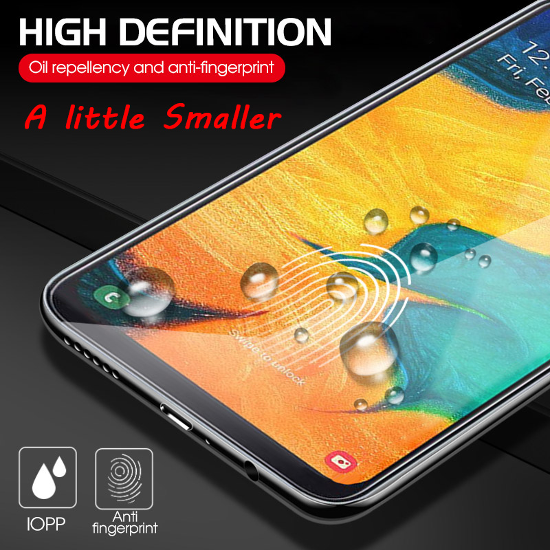 2PCS Glass 9H HD Tempered Glass for Samsung A50 A40 A30 A10E A20E Screen Protector for Samsung Galaxy A90 A80 A70 A60 A2 Core. 