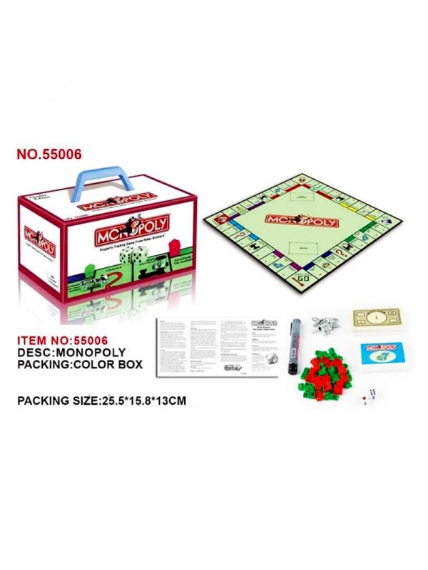 Monopoly Box Board Game - Property Trading Game 55006. 