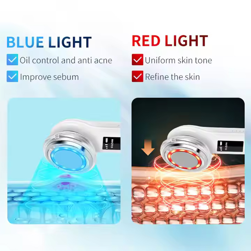 EMS Hot and Cold Photon Beauty Instrument Deep Cleaning Skin Rejuvenation Device Home Use Beauty Equipment. 