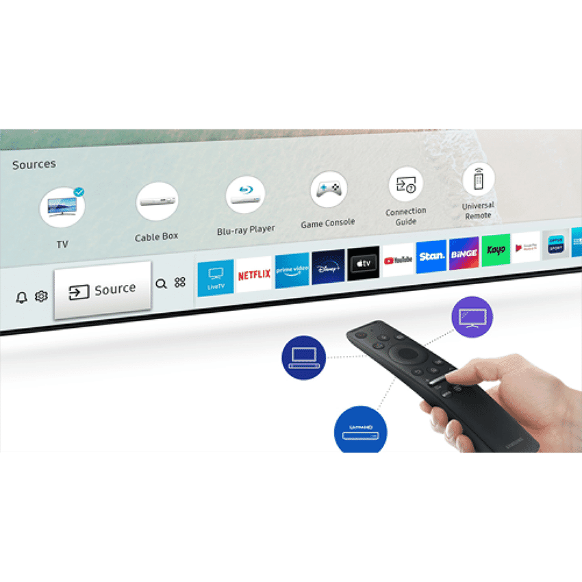 Samsung 55 Au8000 4K Crystal Uhd Smart Flat Tv (2021) With 1 Year Warranty. 