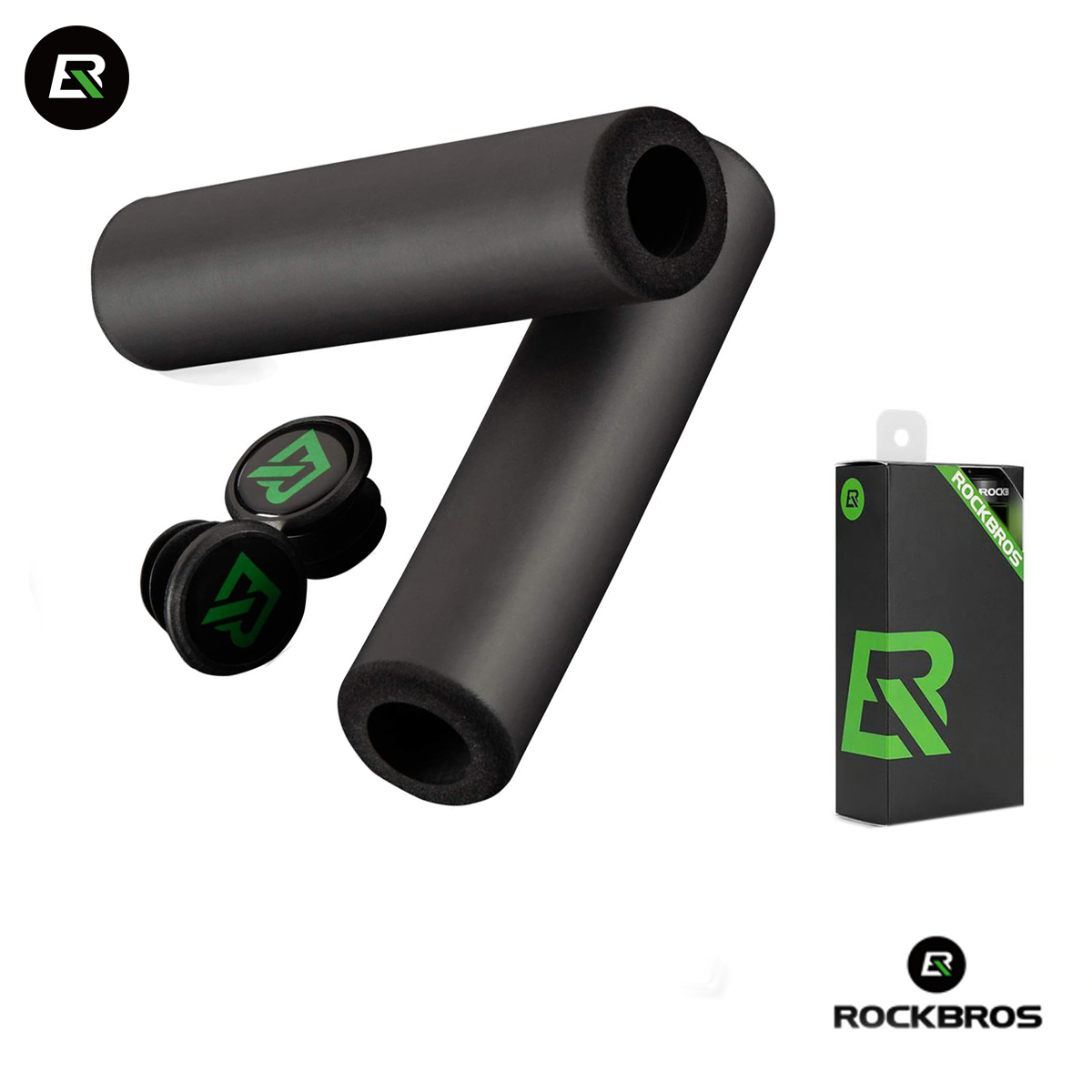 Grips Rockbros RockBROS Bike Grips Foam Single Lock On Bicycle