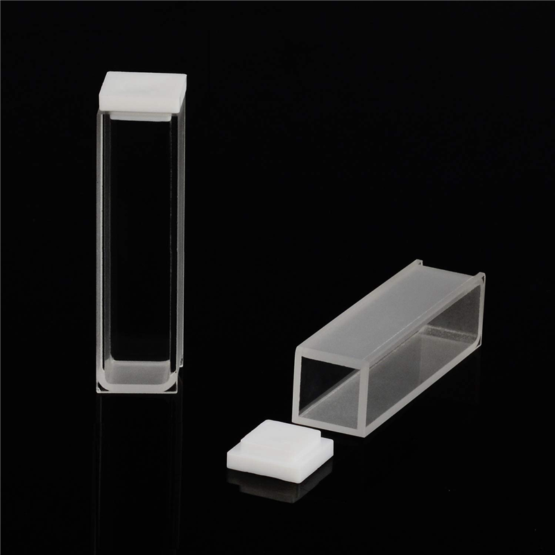 Quartz Cuvette,Spectrophotometer Cuvettes 10 mm Path Length, 45mm Height, 3.5 ML Capacity - 6 PCS. 