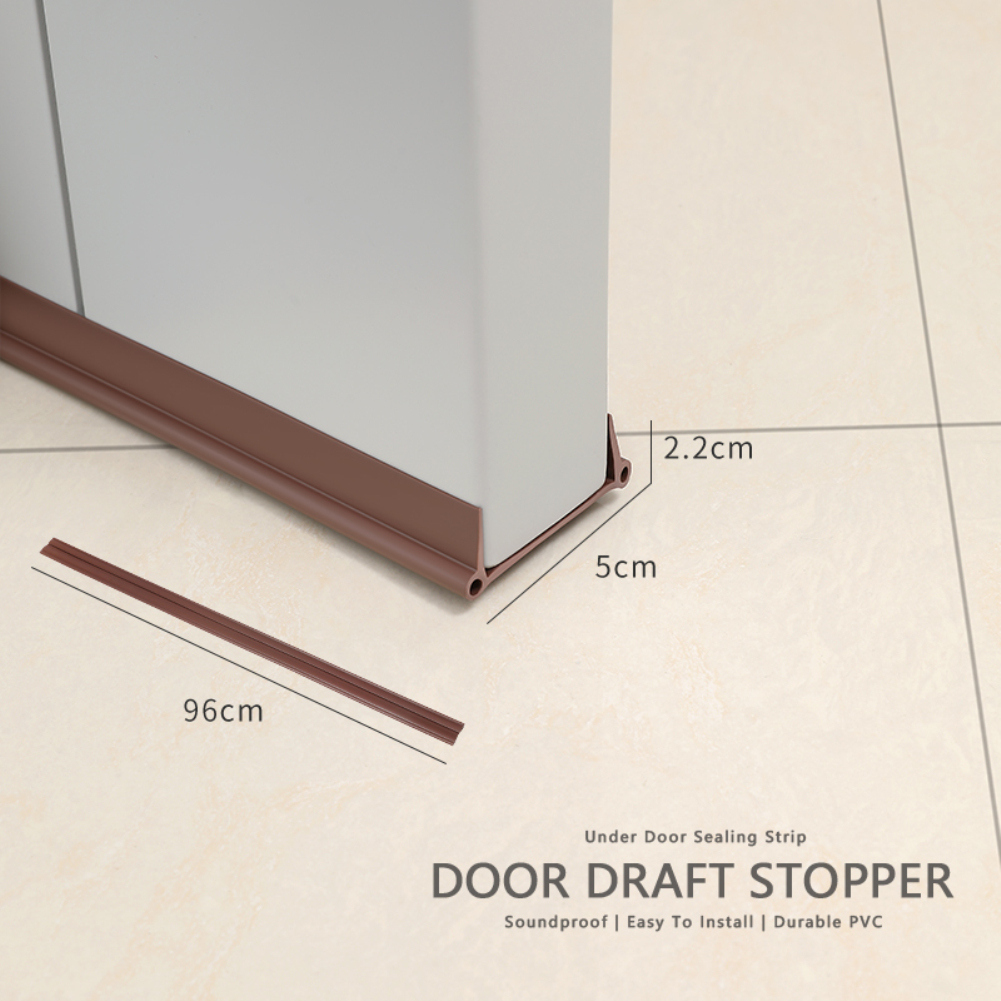 PVC Under Door Draft Stoppers Weather Stripping Door Sealing Strip Wind