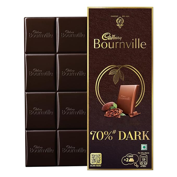 Cadbury Bournville Cranberry Dark Chocolate Bar, 80 g FROM INDIA (ABR)