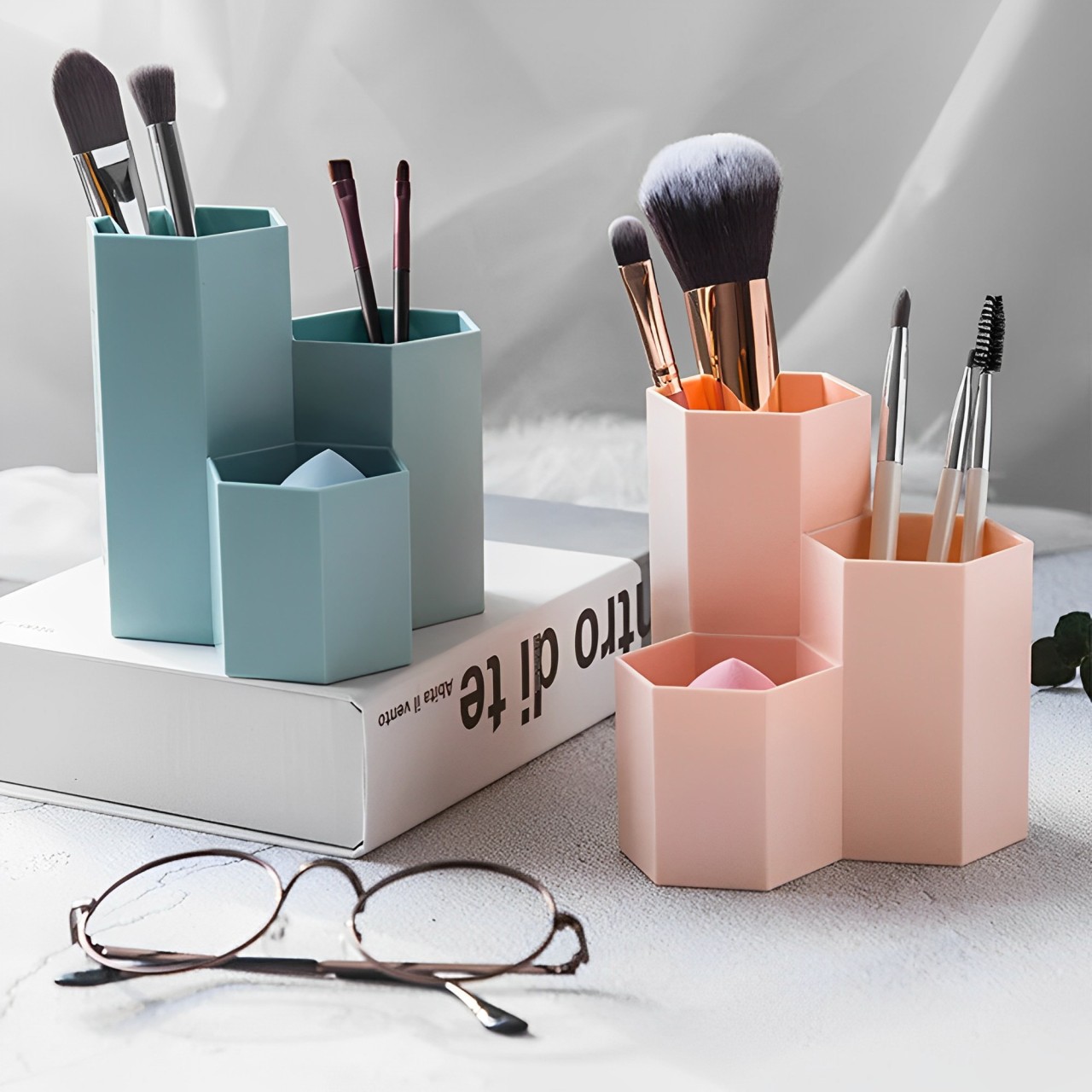 Office School Desk Organizer Pencil Pen Holder Makeup Storage Box Stand. 