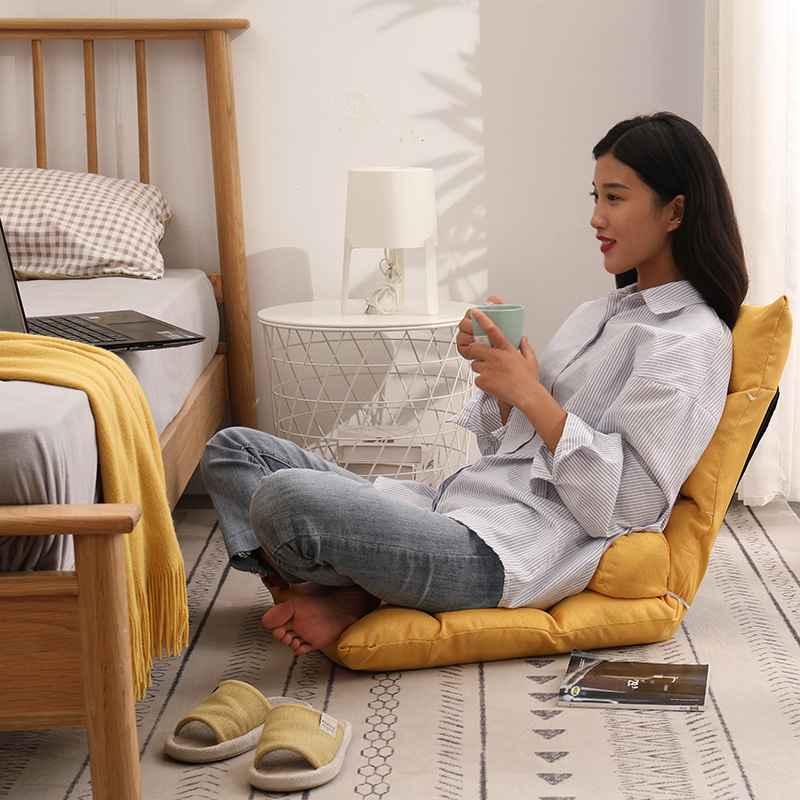 Lazy sofa tatami foldable Japanese-style single sofa chair bed back chair girl cute computer reclining chair