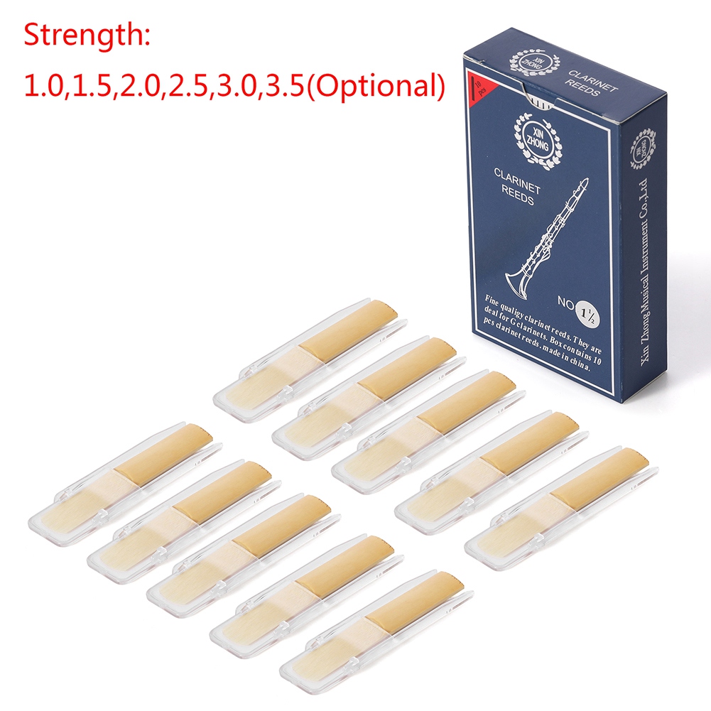 10Pcs Clarinet Clarinet Instrument Replacement Parts Accessories Hardness-1.0. 