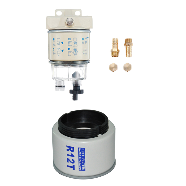 FUEL FILTER / WATER SEPARATOR R12T FOR MARINE SPIN-ON 120AT - Foto 2