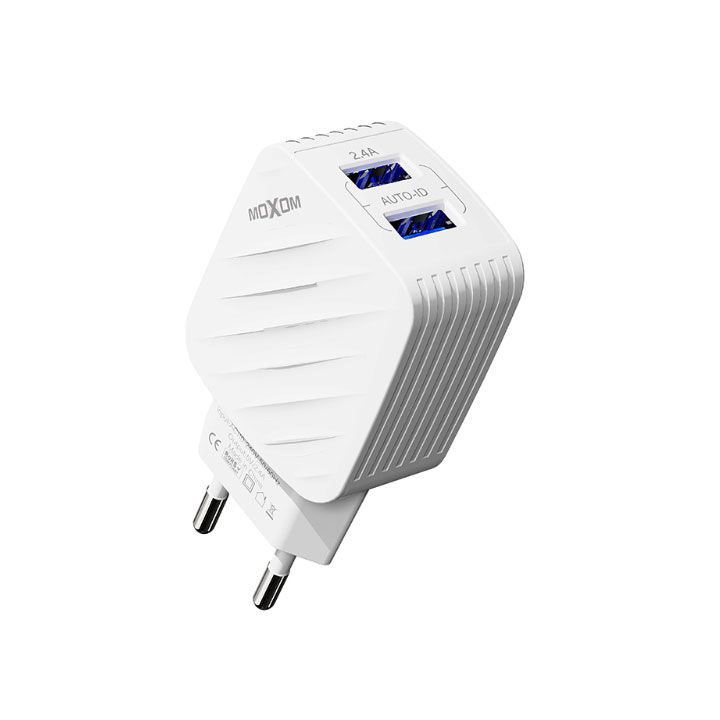 MOXOM Flash Dual Ports USB Charger Without Cable