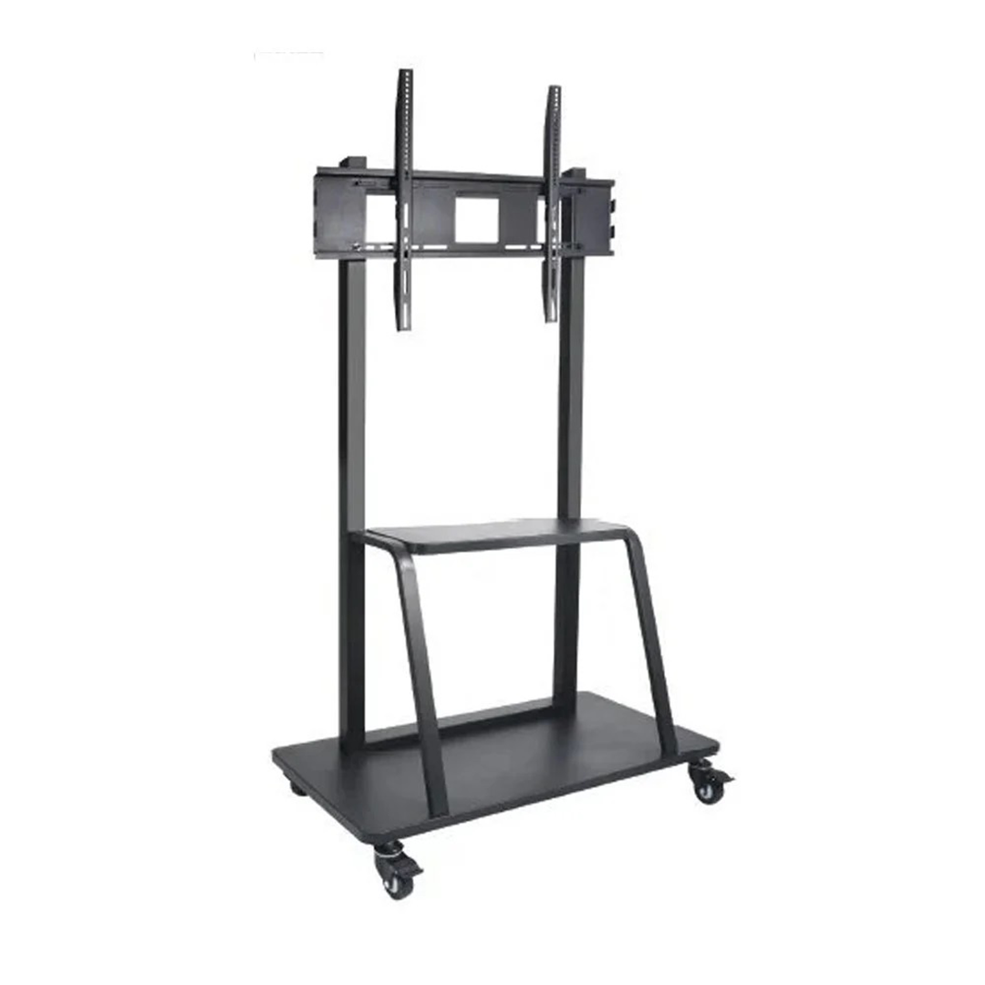 Rolling TV Stand Trolley Movable Heavy Duty Screen Mount up to 100 Inch ...