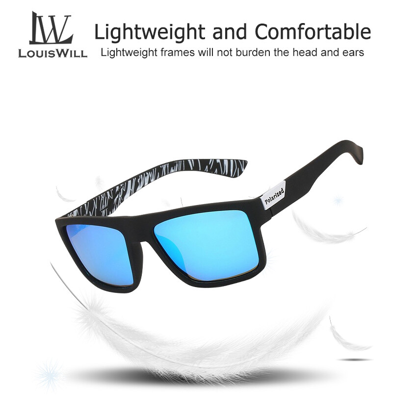 LouisWill Polarized Sunglasses Men Women Sunglasses Outdoor Sports Glasses UV400 Lightweight Clean Vision Sunglasses Cycling Riding Running Glasses for Men Women. 