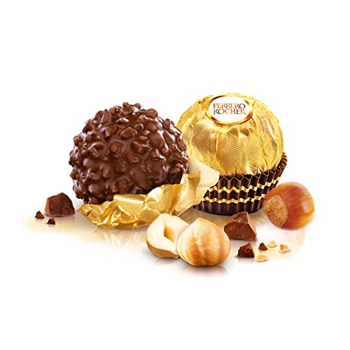 Ferrero Rocher, Exquisite Hazelnut and Milk Chocolate Gift, 4 pieces (50 g)(FROM IND)JEZ. 
