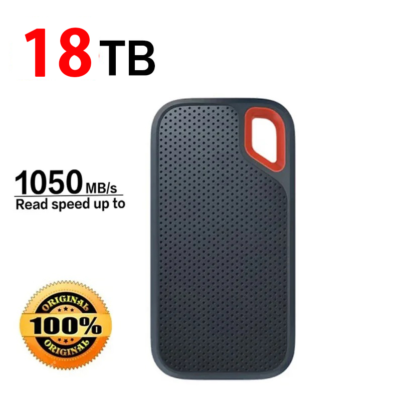 Lenovo Original SanDisk Portable External SSD Hard Drive 2TB 1TB 512TB Speed 1050M HHD Hard Drive Solid State Disk for Laptop. 