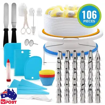 106 Cake Decorating Supplies Pieces Kit Baking Tools Set