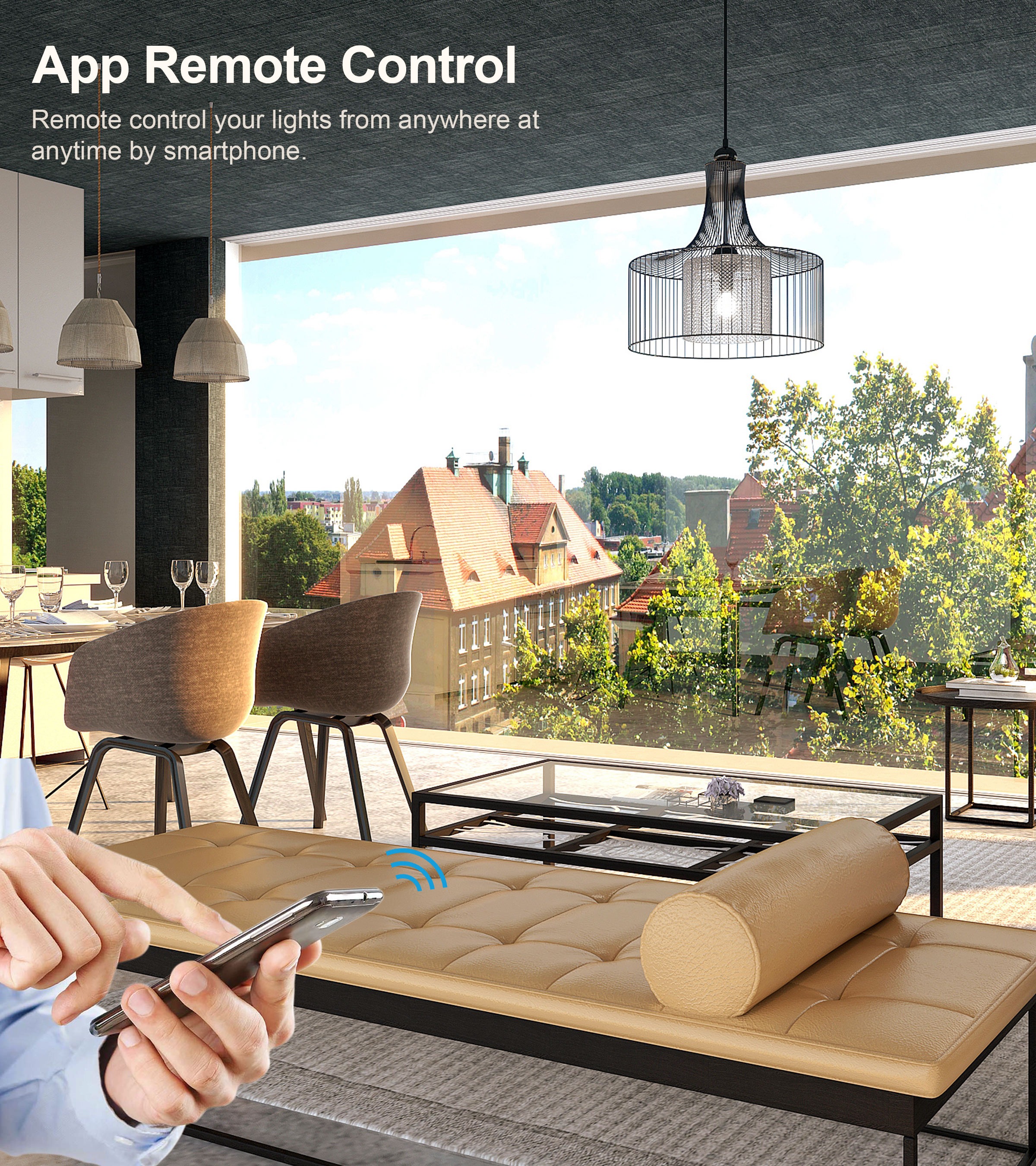 Mini Tuya Wifi Smart Light Switch 2/3/4 gang/Ch Module Supports 2 Way Control, App Remote Control DIY Breaker 100-240V, Work with Alexa Google Home. 