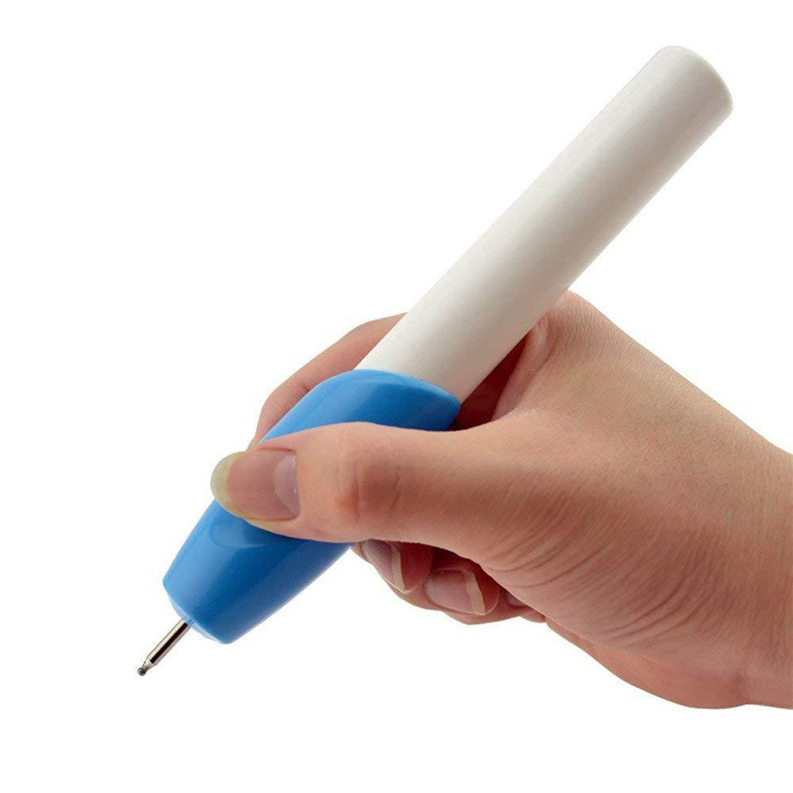 Electric Engraving Pen Ergonomic Grip DIY Precision Replaceable Carving Tools. 