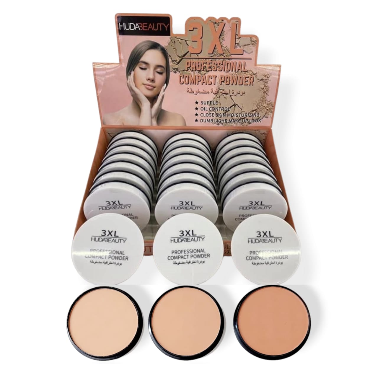Huda Beauty 3XL Professional Matte Foundation Compact Powder 15g -First Copy