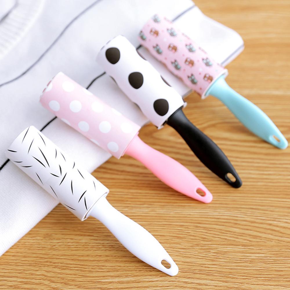 【WEJA】Lint Roller Reusable Washable Lint Roller Sticky Silicone Dust Wiper Pet Hair Remover Cleaning Brush Tools for Pet Cloth Cleaner. 