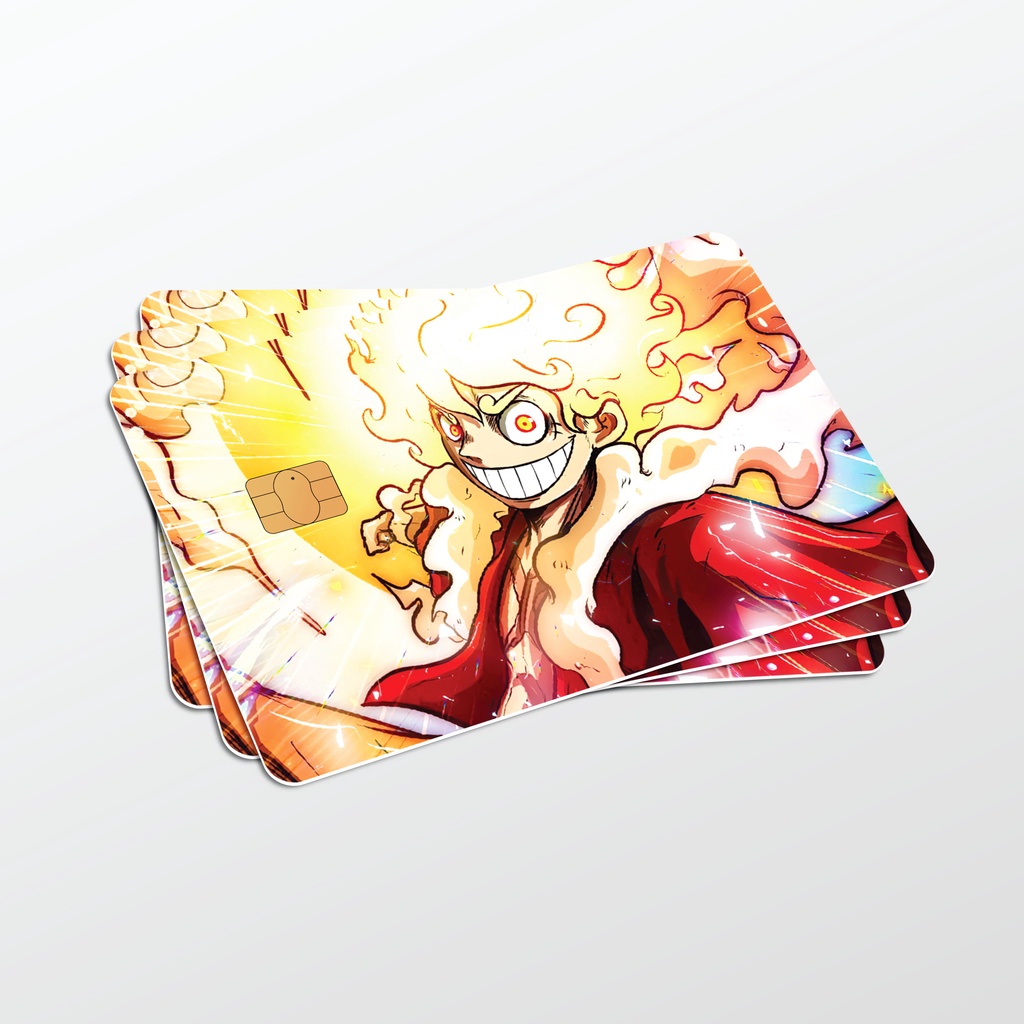 KapzLegacy One Piece Anime ATM Bank Sticker Card Cover Access Touch n Go Skin Bank Debit Credit TnG Cards Chip. 