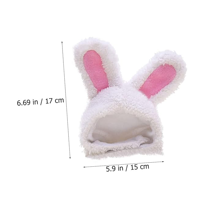 1pc Pet Rabbit Ears Hat Cat Bunny Ears Hat Adjustable Headwear for Small Dogs, Cats. 