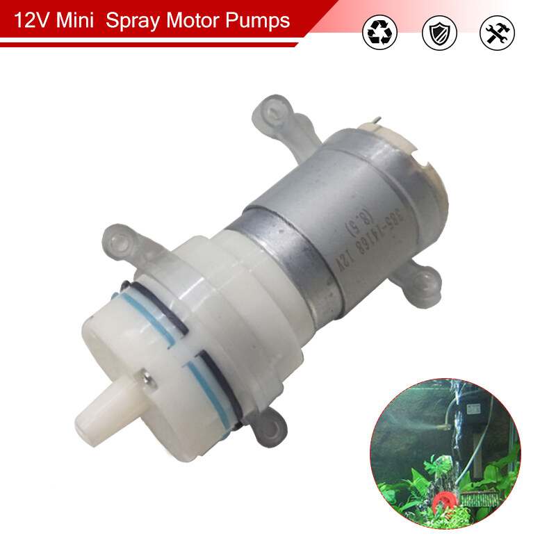 【ZIME】12V Mini Spray Motor Pumps Water Pump Priming Diaphragm For Water