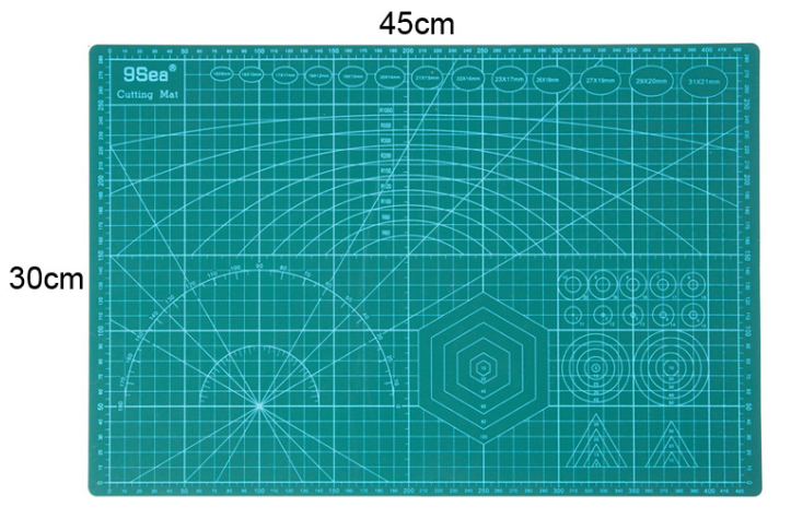 Cutting Mat Self-Healing A4, A3, A2 & A1 - Double-sided for Sewing, Quilting, Arts & Crafts. 