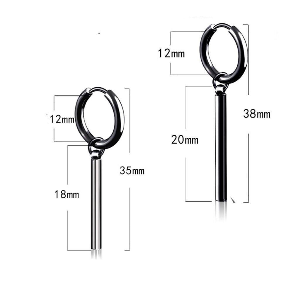 【Miga Plaza】Earings for men hikaw for boys Earring For men Korean Style Earrings Men Hoop Earrings Cross Ear Studs Stainless Steel. 