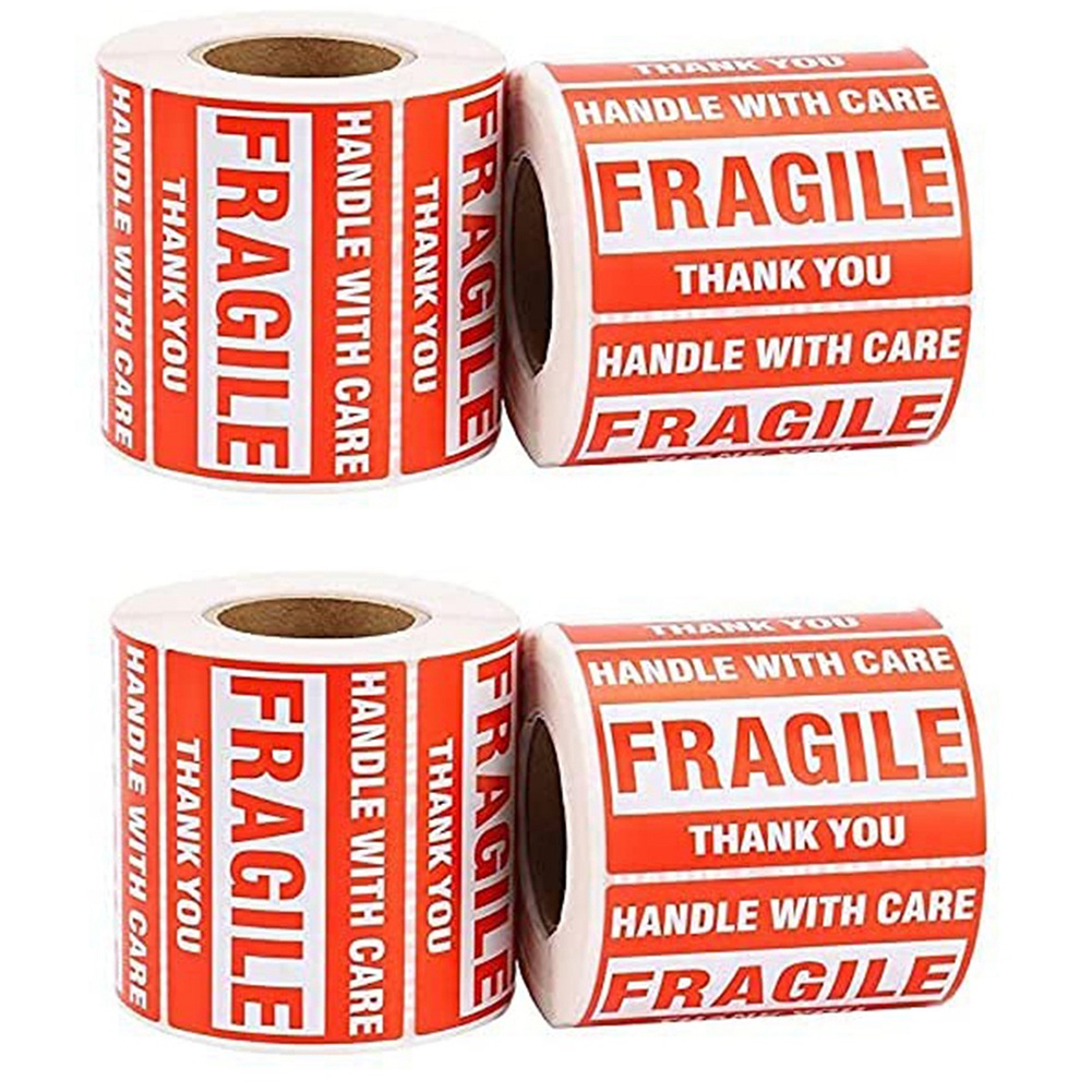 4 Rolls Fragile Stickers 2 X 3 Inch Fragile Handle With Care Thank You Warning Packing Labels 500 Labels Roll Buy Online At Best Prices In Srilanka Daraz Lk 4 Rolls Fragile Stickers 2 X 3 Inch Fragile Handle With Care Thank You Warning Packing Labels 500 Labels Roll Buy Online At Best Prices In Srilanka Daraz Lk