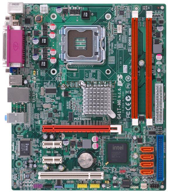 ECS G41T-M6 Ver: 3.0 Skt LGA 775 Motherboard. 