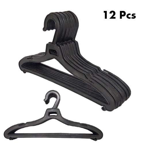 Plastic Cloth Hangers 12 Pcs