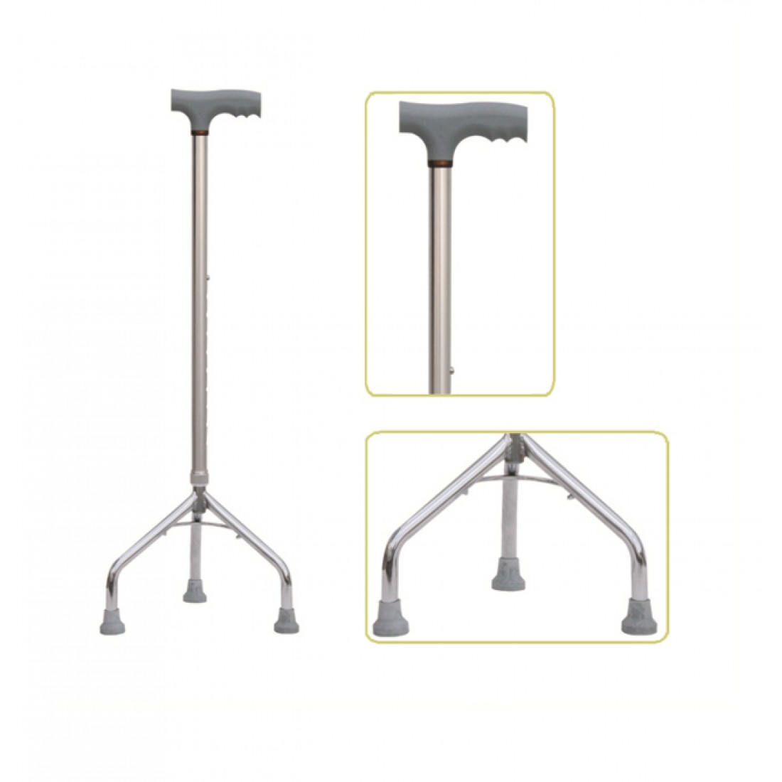 Tripod walking stick (Height adjustable). 