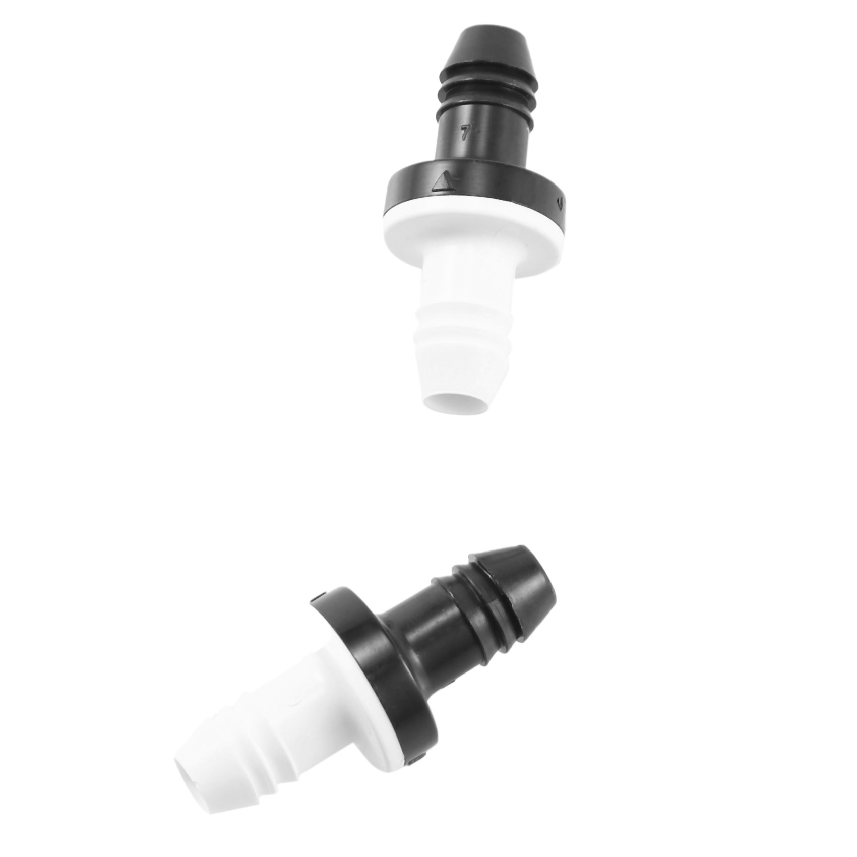 JDXHLAU 6Pcs 3/8 Inch 10mm Inline Abs One Way Water Non Return Check Valve for Fuel Gas Liquid Air. 
