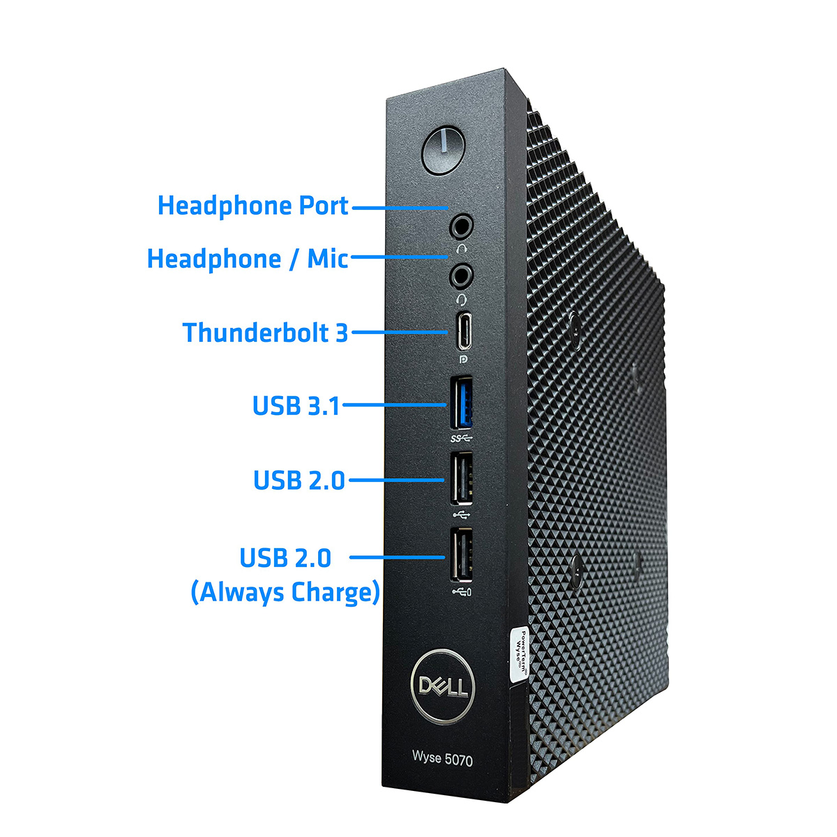 Dell Wyse 5070 Thin Client Slim Mini Desktop Computer - intel Celeron J4105 Quad Core Processor - 8GB RAM - 240GB M.2. 