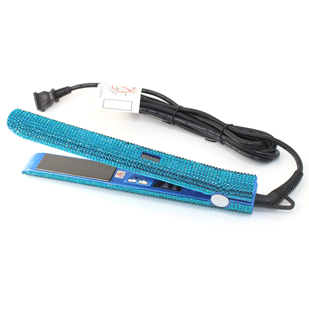 light blue hair straightener