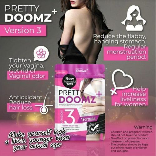 Patty Doomz Plus Capsules hb 19 well as gives a bigger & firmer Breast Firming Enlargement and Pink Vaginal Tightening. 