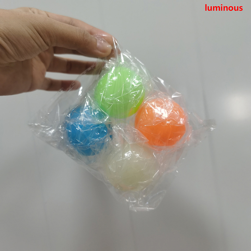 4pcs/set Stick Wall Ball Decompression Ball Sticky Squash Ball Globbles Balls