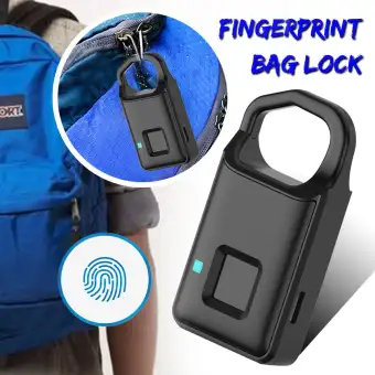 P4 Smart Fingerprint Door Lock Padlock Safe Usb Charging